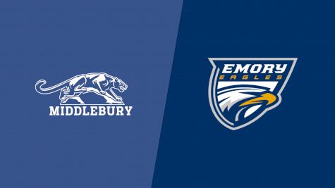 Replay: Middlebury vs Emory | Mar 8 @ 10 AM