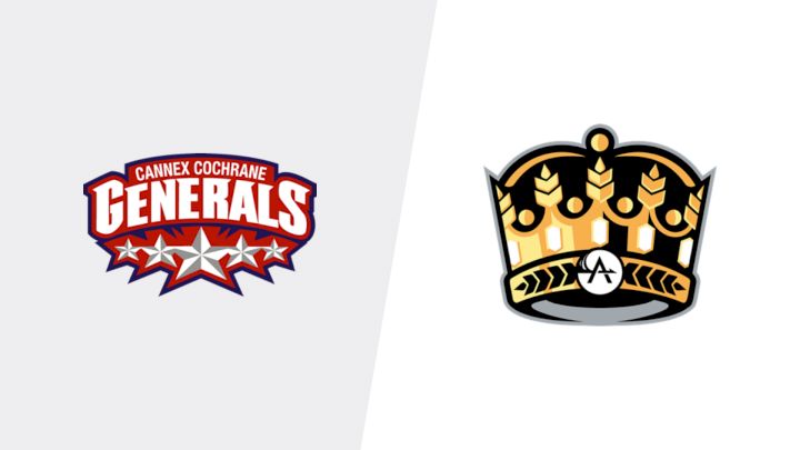 2026 Cannex Cochrane Generals vs Agra Risk Wheatland Kings