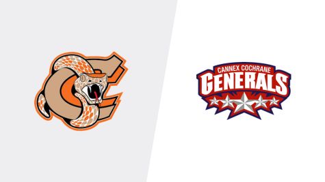 2026 Coaldale Copperheads vs Cannex Cochrane Generals
