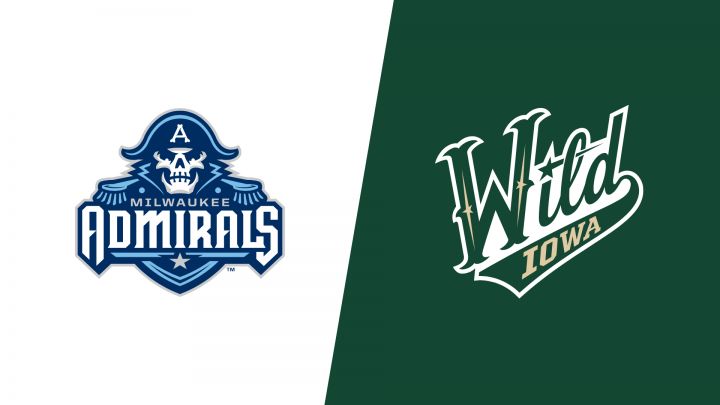 2026 Milwaukee Admirals vs Iowa Wild