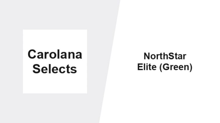 2026 Carolana Selects vs NorthStar Elite Green (Elite)