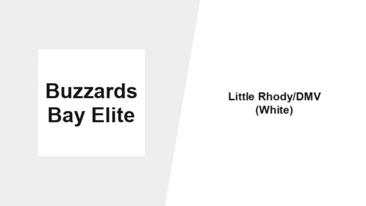 2026 Buzzards Bay Elite (CO) vs Little Rhody