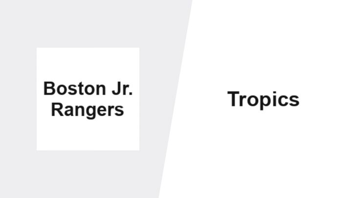 2026 Boston Jr. Rangers (Jr. A) vs Tropics