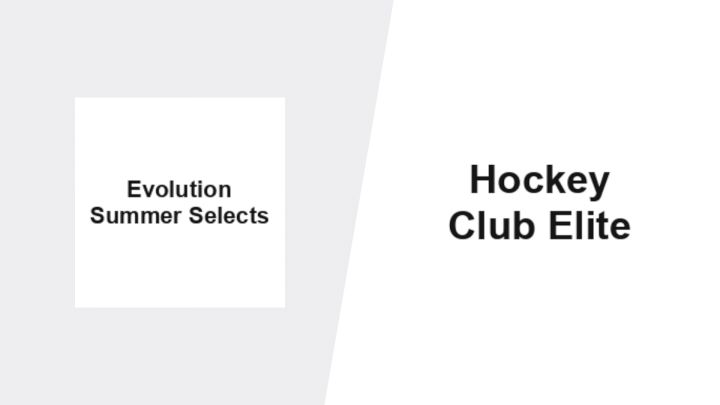 2026 Evolution Summer (CO) vs Hockey Club Elite (CO)