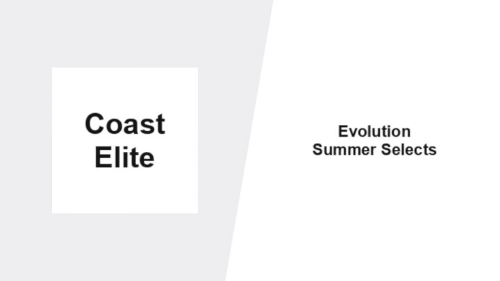 2026 Coastal Elite vs Evolution Summer (CO)