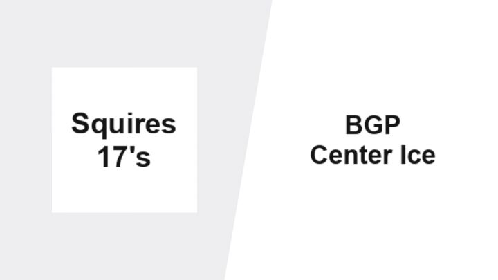 2026 Squires 17s (CO) vs BGP Center Ice (CO)
