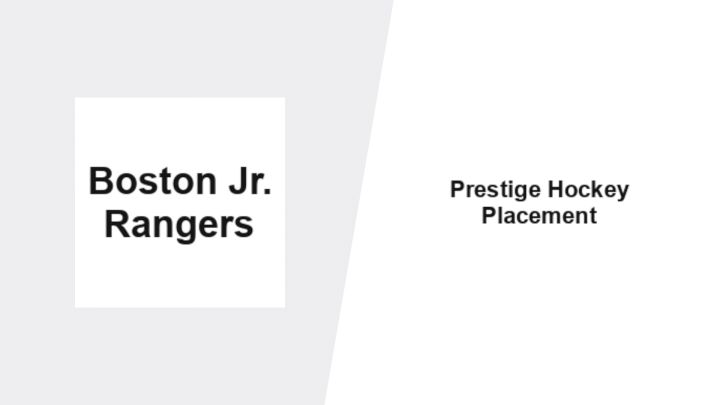 2026 Boston Jr. Rangers (Jr. A) vs Prestige Hockey (Jr. A)