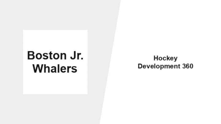 2026 Boston Jr. Whalers vs Development 360 (Jr. A)