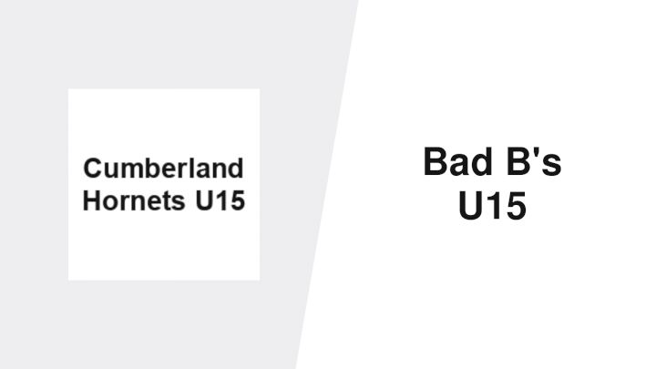 2026 Cumberland Hornets U15 vs Bad Bs U15