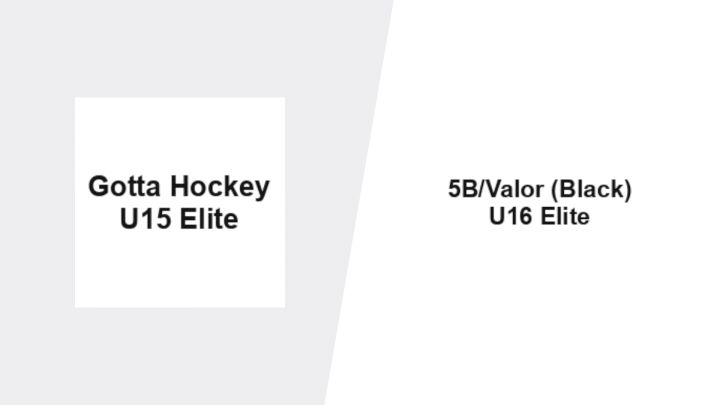 2026 Gotta vs 5B/Valor Black U16 Elite