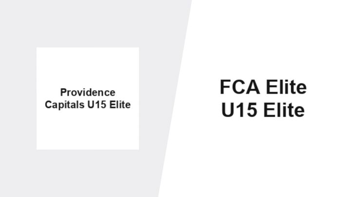 2026 Providence Capitals U15 vs FCA Hockey U15 Elite