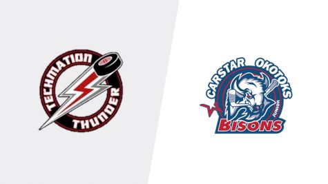 2026 Airdrie Techmation Thunder vs Carstar Okotoks Bisons