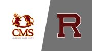 2026 Claremont M-S vs Redlands - Women's