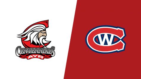 2026 Ayr Centennials vs Welland Jr. Canadians