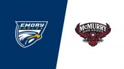 Replay: Emory vs McMurry | Sep 20 @ 11 AM