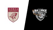 2026 Korea University vs Blackfalds Bulldogs