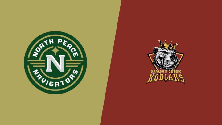2026 North Peace Navigators vs Dawson Creek Kodiaks