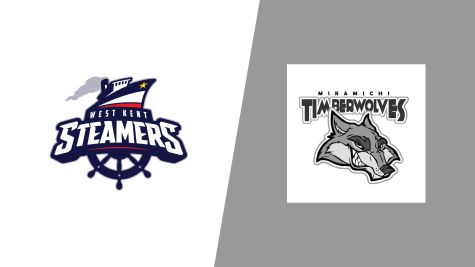 2026 West Kent Steamers vs Miramichi Timberwolves