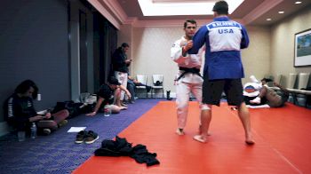 Training Room Footage Shows How A Judo Black Belt Warms Up