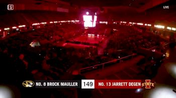 149 lbs Jarrett Degen, Iowa State vs. Brock Mauller, Missouri
