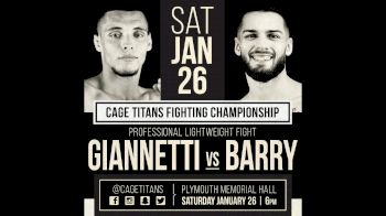Joe Giannetti vs Connor Barry | 2019 Cage Titans FC 42