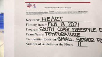 South Coast Freestyle [Senior - Pom] 2021 NCA & NDA Virtual February Championship