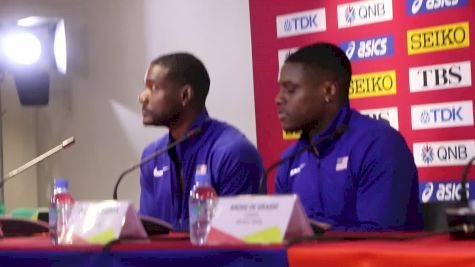 Men's 100m Press Conference