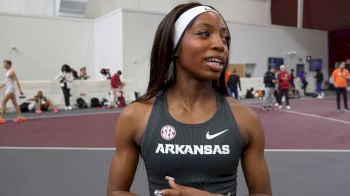 Georgia's Anya Jackson On 200m Prelim At SEC Indoors 2025