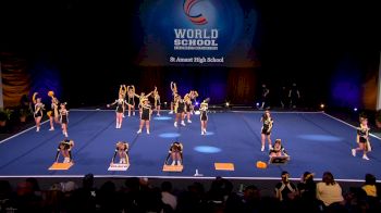 St Amant High School [2022 WSCC Super Varsity Non Tumbling] 2022 World School Cheerleading Championship