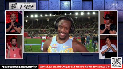 Letsile Tebogo Interview | 2026 Lausanne Diamond League
