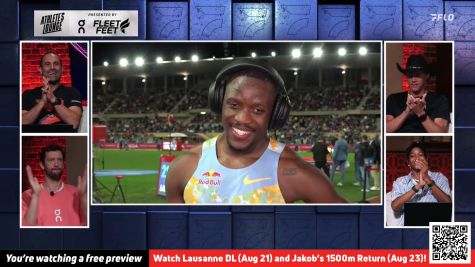 Letsile Tebogo Interview | 2026 Lausanne Diamond League