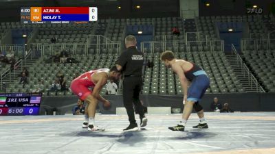 92 kg Round 1 - Trent Hidlay, USA vs Mohammadmobin Azimi, IRI