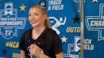 Elena Kulichenko jumps 1.96m For NCAA High Jump Championship 2025
