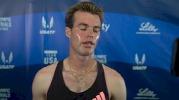 Joe Waskom Wasn't Happy With His Performance In the 1,500m Finals