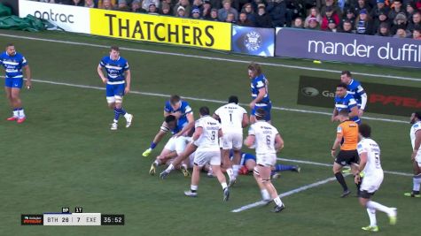 Olly Woodburn with a Spectacular Long Try vs Bath Rugby