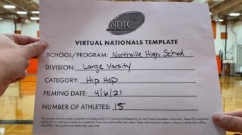 Northville High School [Virtual Large Varsity - Hip Hop Finals] 2021 UDA National Dance Team Championship