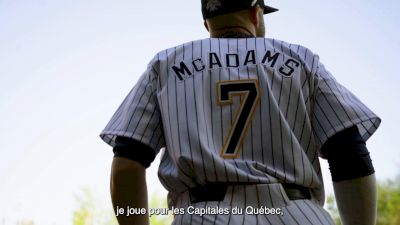 Rencontrez Josh McAdams, Joueur de Baseball Des Capitales de Quèbec [Sous-titres Français]