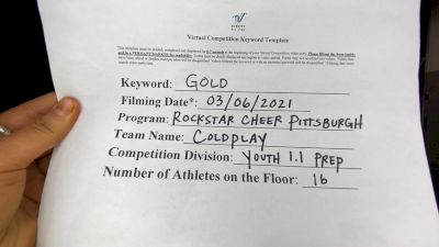 Rockstar Cheer Pittsburgh [L1.1 Youth - PREP] 2021 Varsity Virtual Competition Series - Prep & Novice I