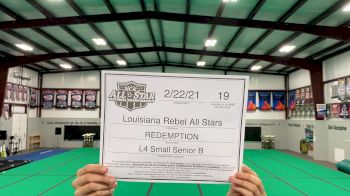 Louisiana Rebel All Stars - Redemption [L4 Senior - Small - B] 2021 NCA All-Star Virtual National Championship
