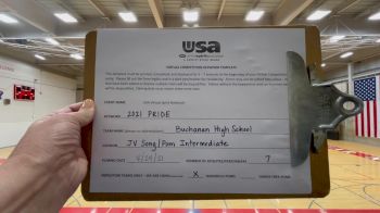 Buchanan High School [Junior Varsity - Song/Pom - Intermediate] 2021 USA Spirit & Dance Virtual National Championships