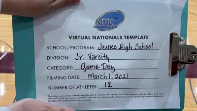 Jenks High School [Junior Varsity - Game Day Virtual Semi Finals] 2021 UDA National Dance Team Championship