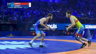 57 kg Semifinal - Nurislam SANAYEV (KAZ) vs. Thomas GILMAN (USA)