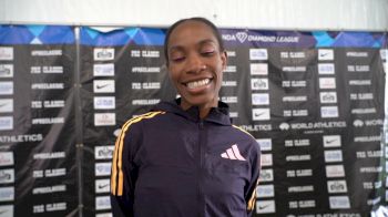 World Indoor TJ Champion Thea Lafond Tries To Get On Board