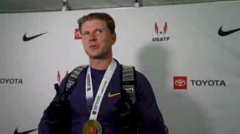 Hunter Woodhall After Dominant 100m Win