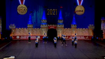 Hawkeye Community College [2021 Open Pom Semis] 2021 UCA & UDA College Cheerleading & Dance Team National Championship