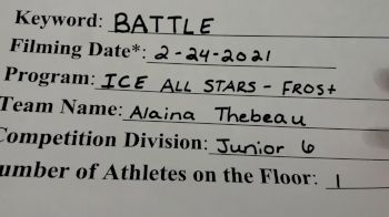 ICE - Alaina_Thebeau - Prelims [Junior Athlete] 2021 Battle In The Arena