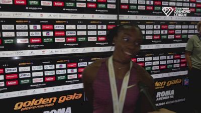 Brittany Brown Putting Pieces Together, Wins 200m At Rome Diamond League 2024