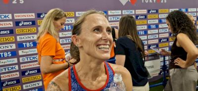 Shelby Houlihan Feels Positive About 4th Place 5k Finish (14:57.42)