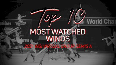 TOP 10: Most Watched Winds WGI Virtual Group Semis A