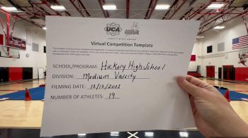 Hickory High School [Medium Varsity] 2023 UCA & UDA December Virtual Challenge